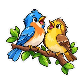 Birds chirping 1 sound button