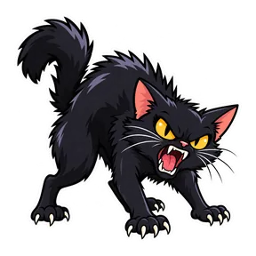 Cat hiss 1 sound button