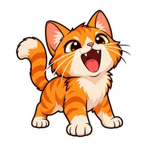Cat meow 1 sound button
