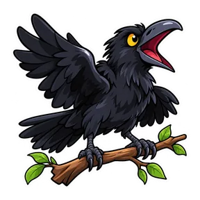 Crow sound button