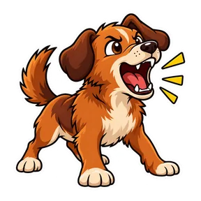 Dog barking 1 sound button