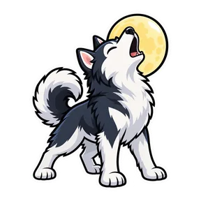 Dog howl 1 sound button