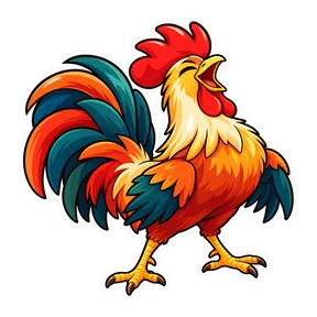 Rooster sound button