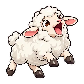 Sheep baa sound button