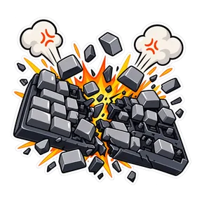 Rage quit 1 sound button