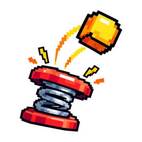 8-bit jump 1 sound button