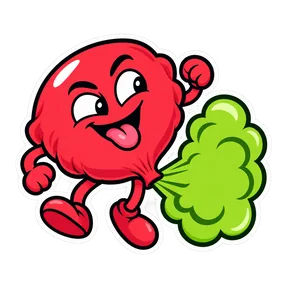 Classic fart sound button