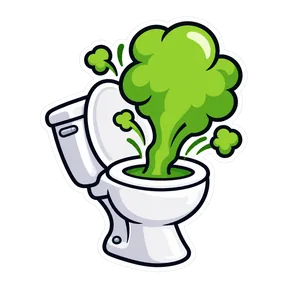 Wet fart on the toilet sound button