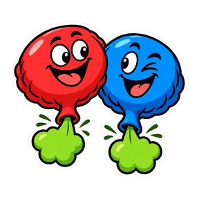 Double fart sound button