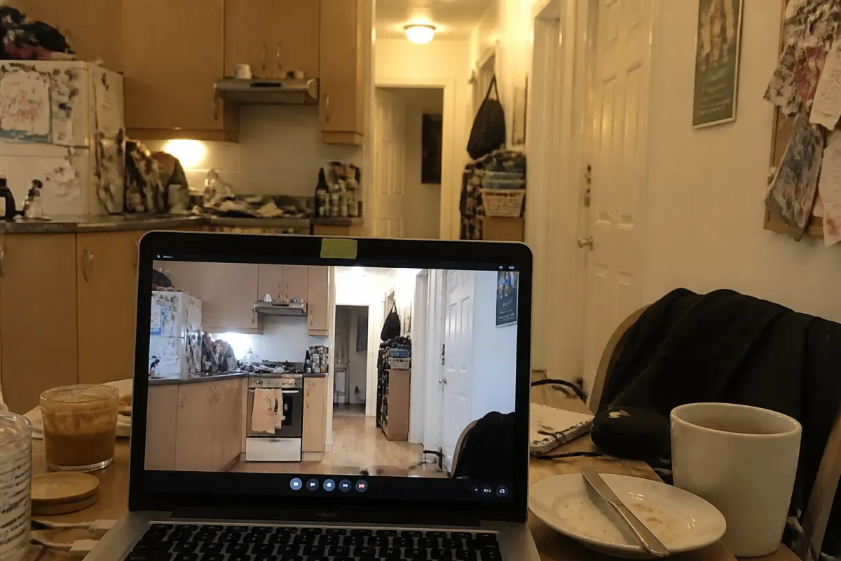 Zoom background swap