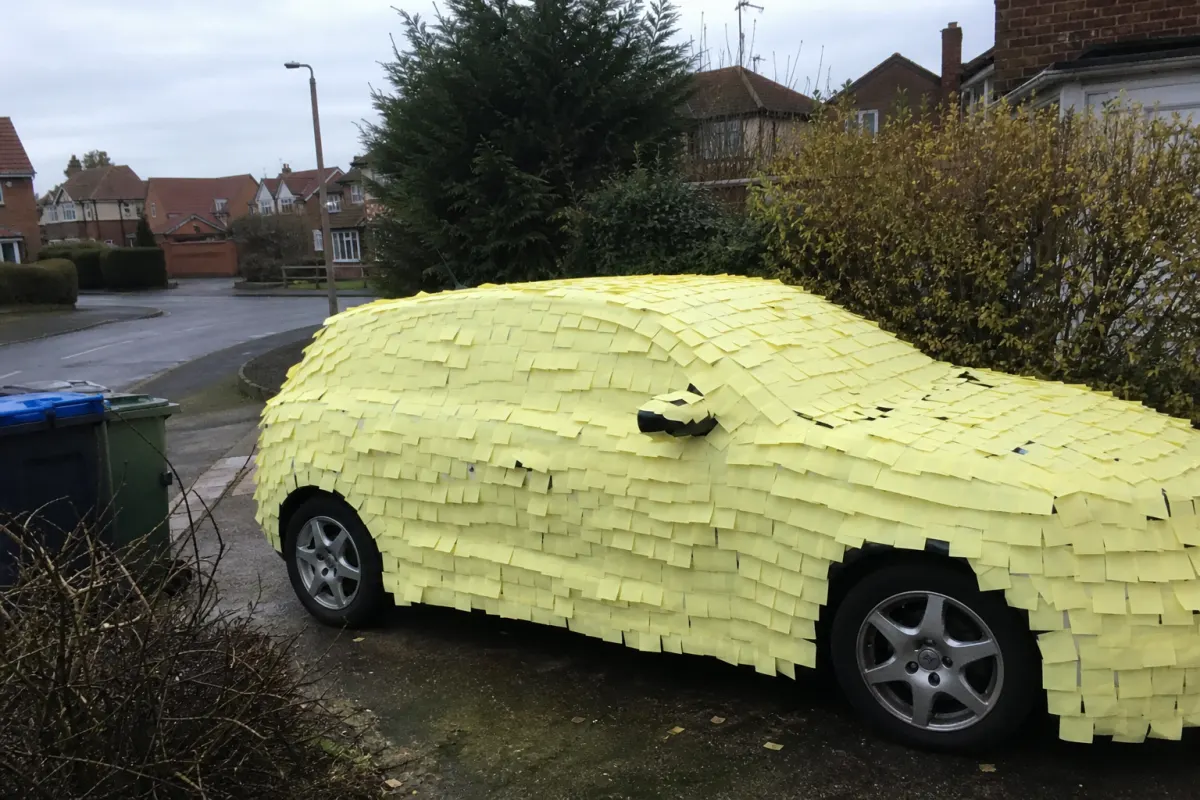 Post-it coverage