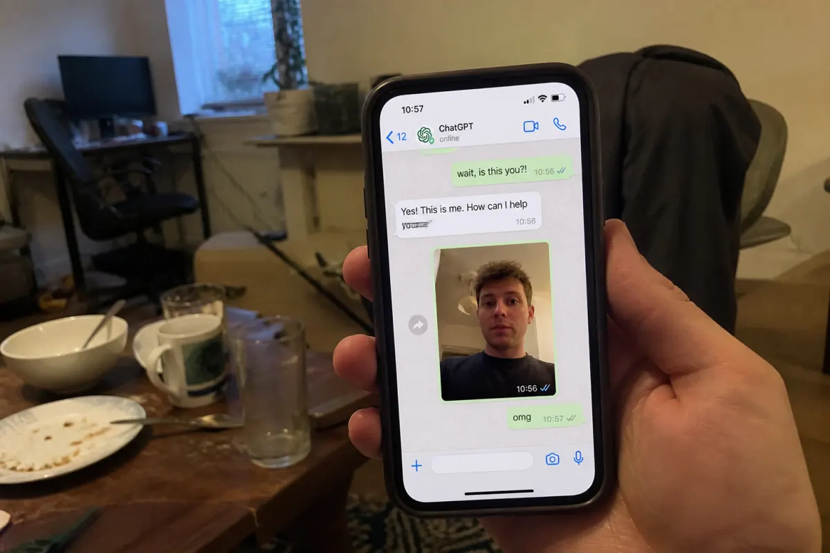 Fake screenshot from "their crush"