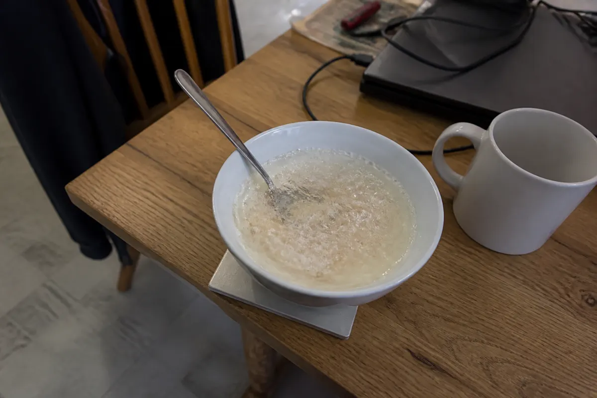 Frozen cereal bowl