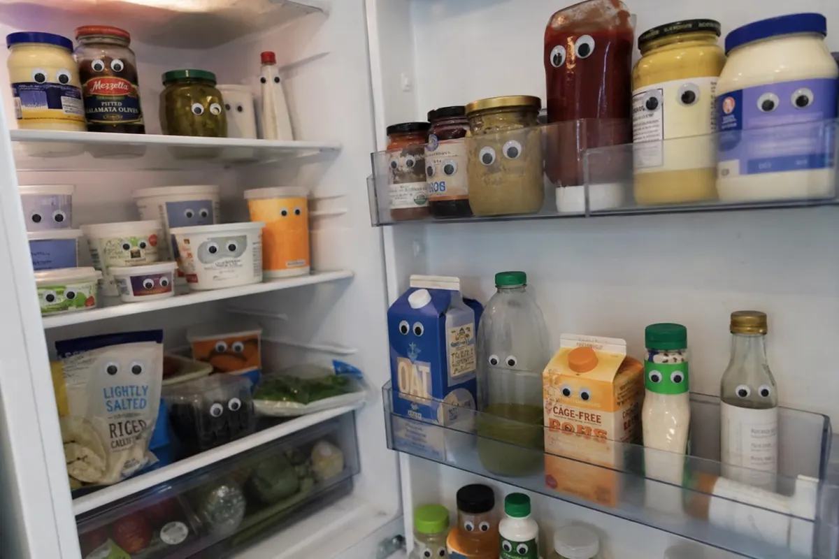 Googly-eye the fridge