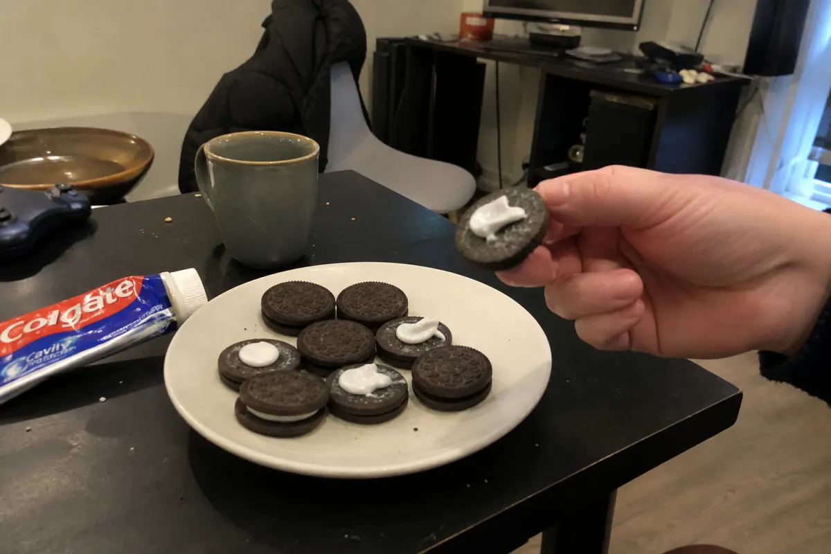 Toothpaste Oreos