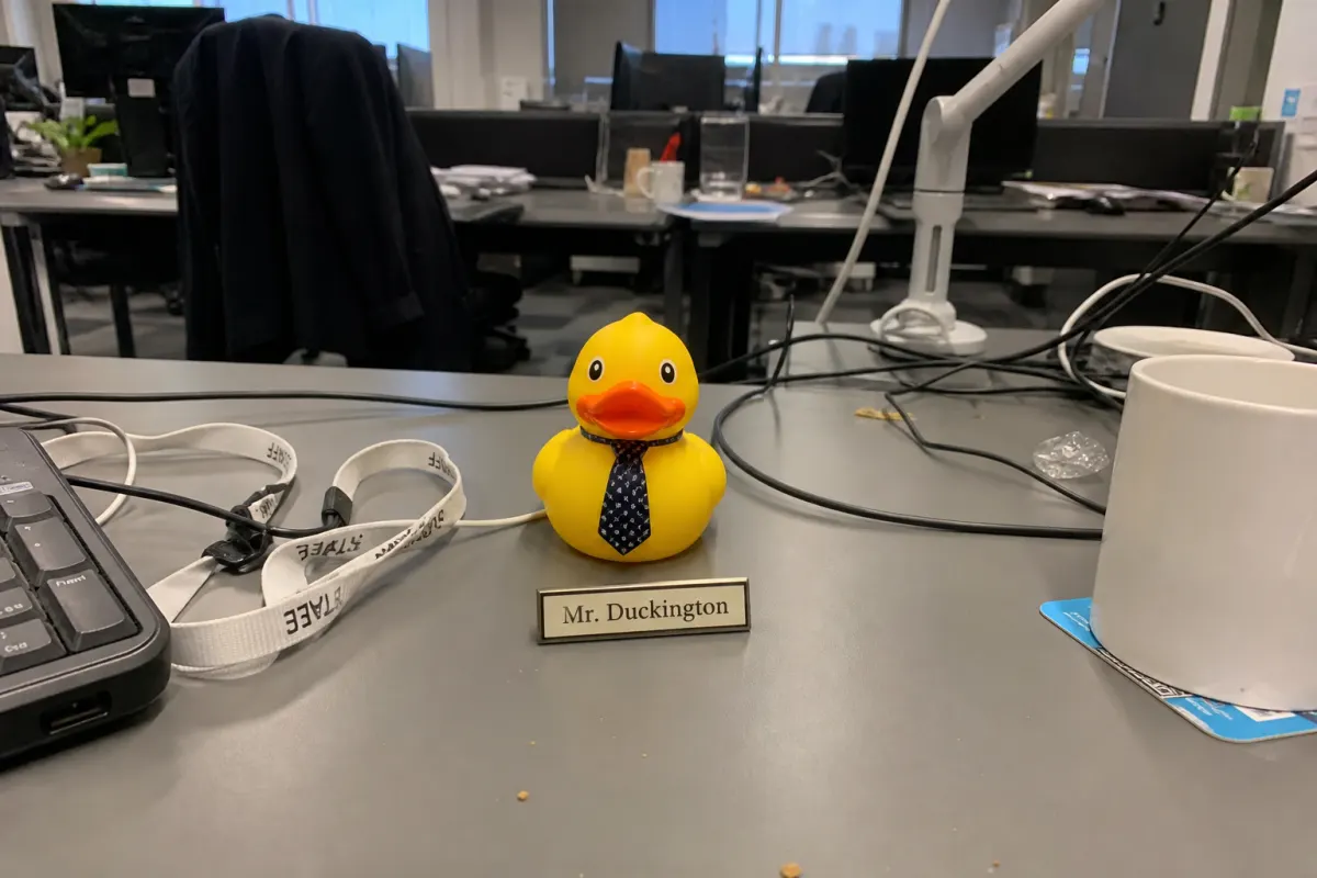 Executive rubber duck