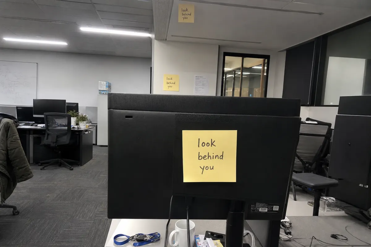 The infinite Post-it
