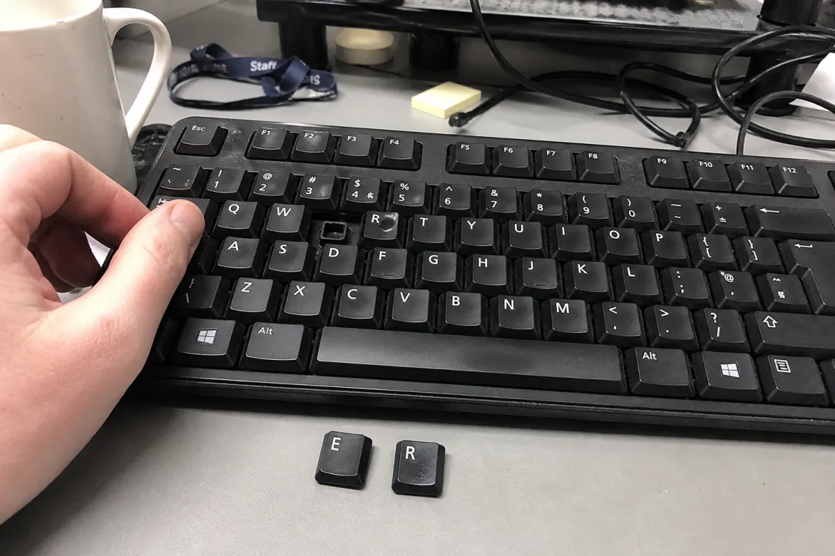 Keyboard key swap