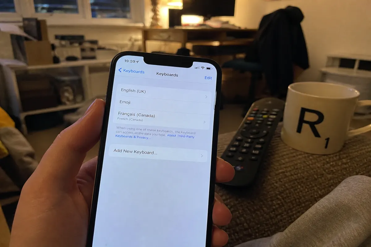 Keyboard layout swap