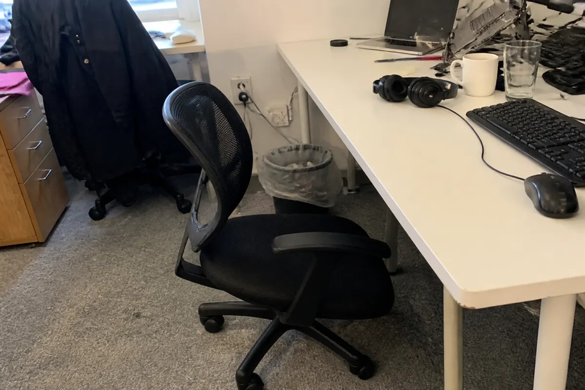 The chair drop