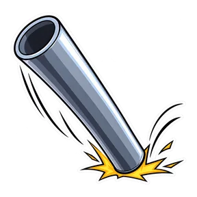 Metal pipe falling 1 sound button