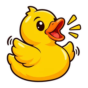 Rubber duck 1 sound button