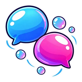 Bubble message sound button
