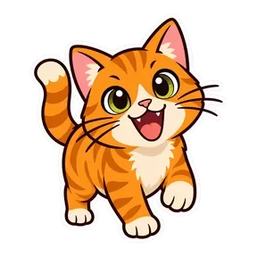 Cat meow 1 sound button