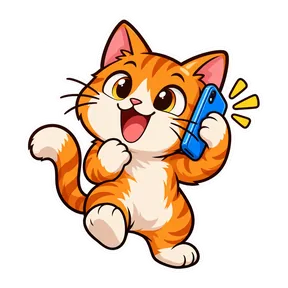 Cat ringtone sound button