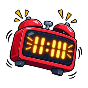 Digital alarm sound button