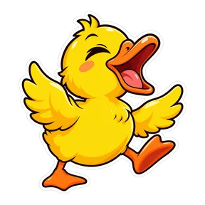 Duck quack 1 sound button