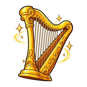 Harp ringtone sound button