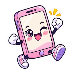 Kawaii ringtone sound button