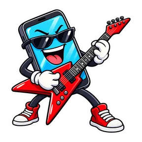 Rock ringtone sound button
