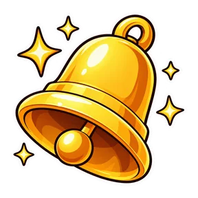 Sparkle chime sound button