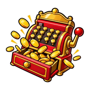 Cash register 1 sound button
