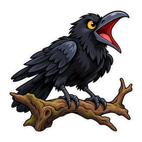 Crow caw 1 sound button