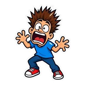 Man scream 1 sound button