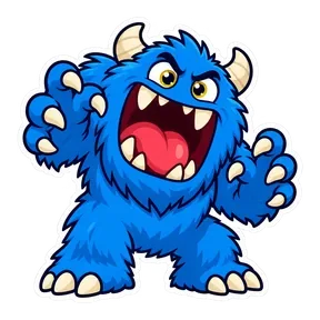 Monster roar 1 sound button