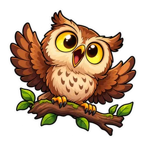 Owl hoot 1 sound button