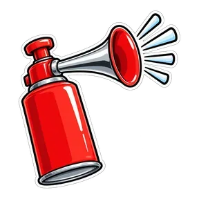 Air horn sound button