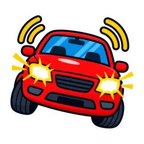 Car alarm sound button