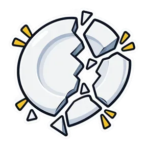 Plate smash sound button