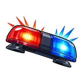 Police siren sound button
