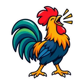 Rooster sound button