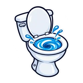 Toilet flush sound button