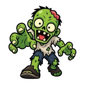 Zombie growl sound button