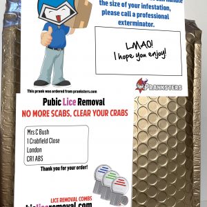 Pubic Lice Mail Prank